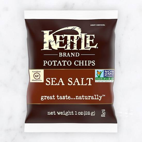 Kettle Brand® Sea Salt Potato Chips, 1 Ounce