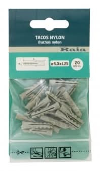 Taco Nylon 20 ud 5x 25 mm Fontbrico