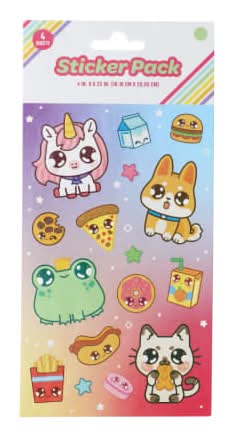 Kawaii Animals & Food Sticker Pack Kawaii Vibes
