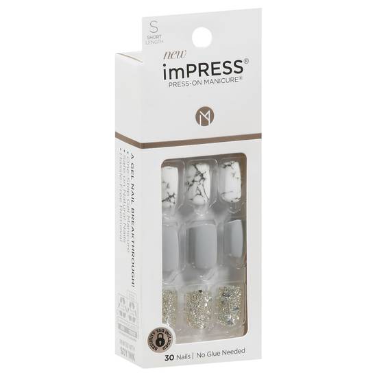 Impress Press-On Manicure Short Length Knockout Nails (30 ct)