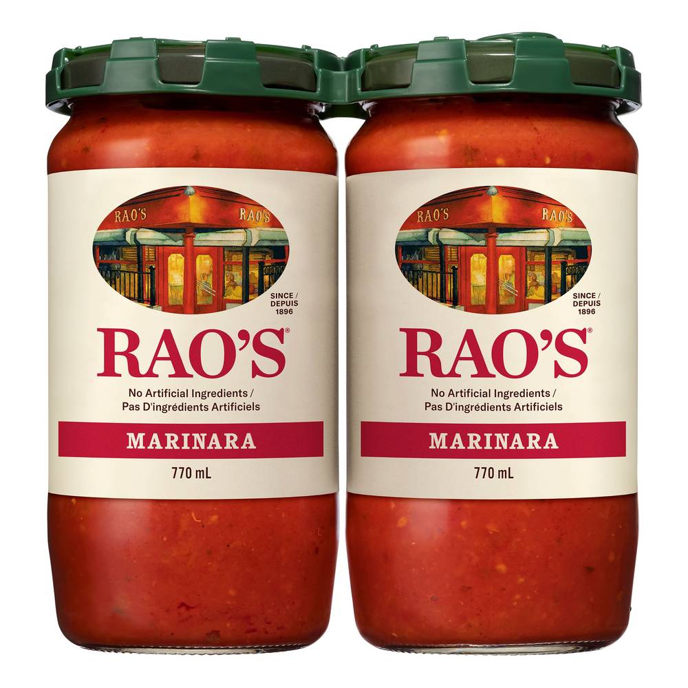 Rao’S Marinara Sauce, 2 X 770 Ml