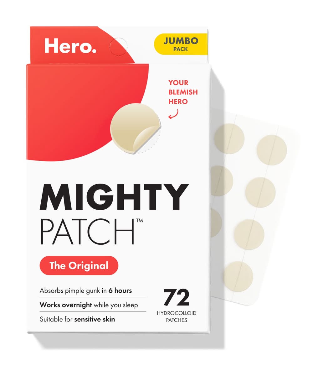 Mighty Patch The Original Acne Pimple Patches (72 ct)