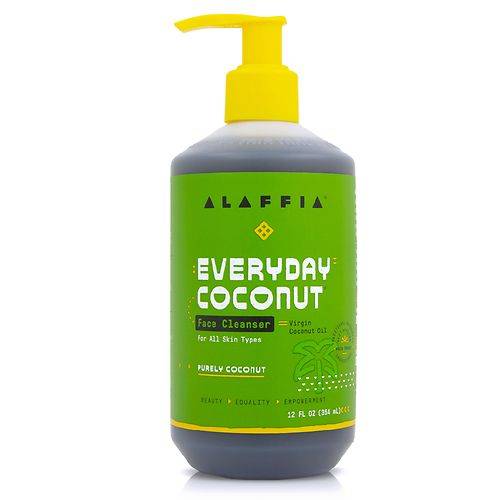 Alaffia EveryDay Coconut Face Cleanser, Purely Coconut - 12.0 fl oz
