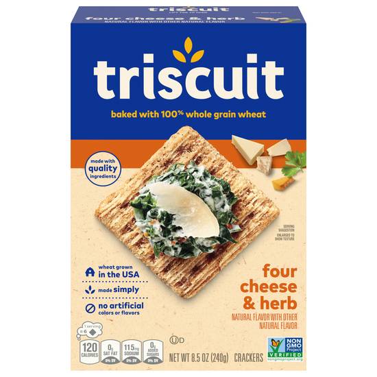 Triscuit Four Cheese and Herb Crackers