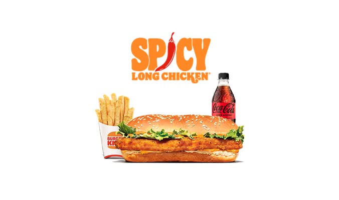 Long Chicken Spicy Menú