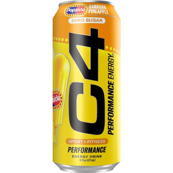 C4 Performance Popsicle Pineapple 16oz