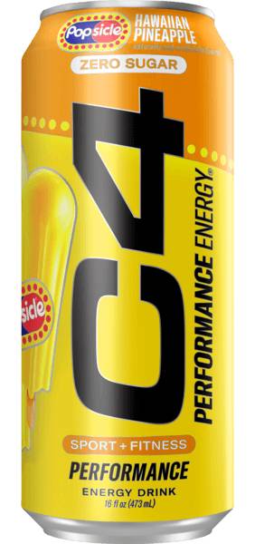 C4 Performance Energy Popsicle Pineapple 16oz