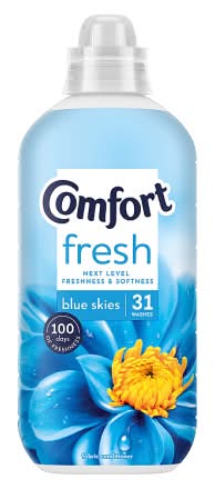 Comfort Blue Skies, Fresh Fabric Conditioner 31 Washes (930ml)