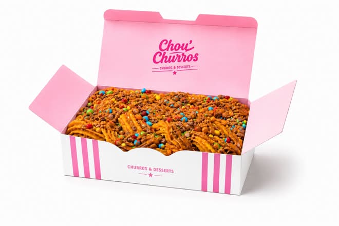 BOX CHURROS - CARAMEL M&M'S X8🍿