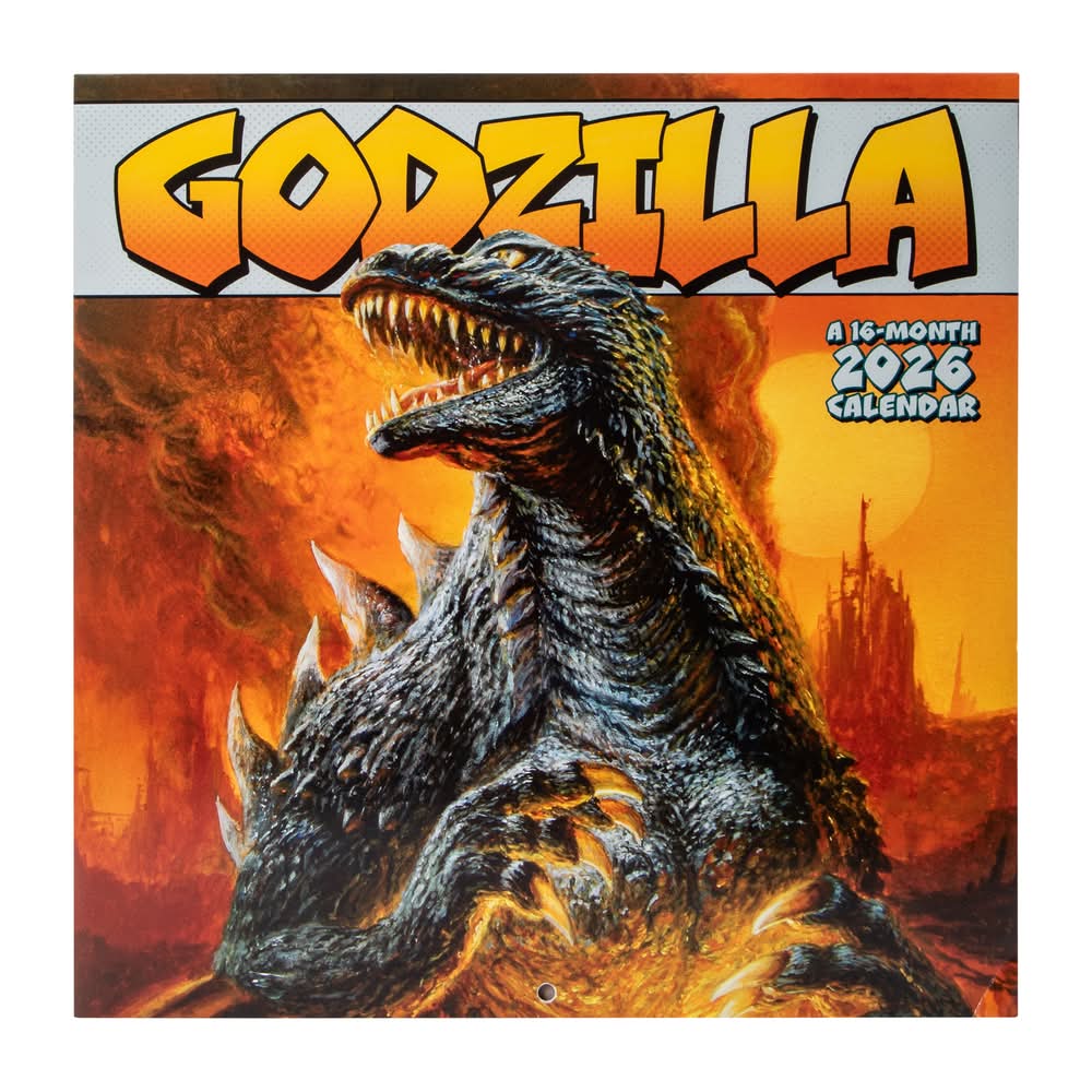 Licensed 2026 Calendar Godzilla