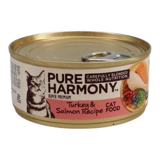 Pure Harmony Canned Cat Food Turkey/Salmon Dinner