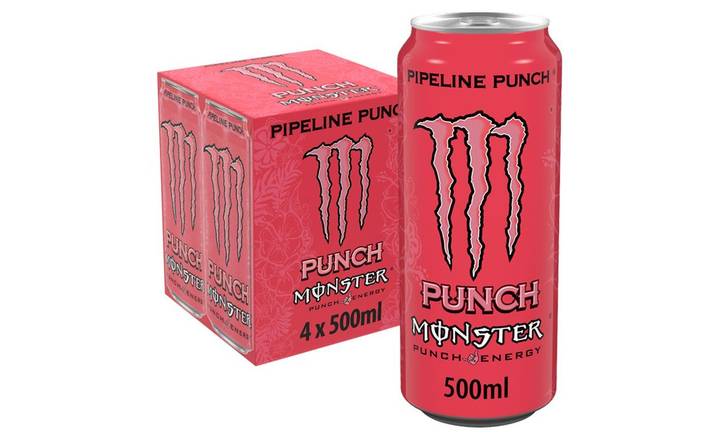 Monster Pipe Line Punch 4 x 500ml Cans (401399)