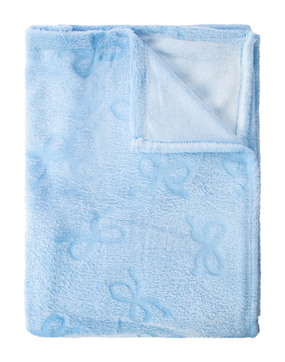 Embossed Blanket 50inx60in Blue