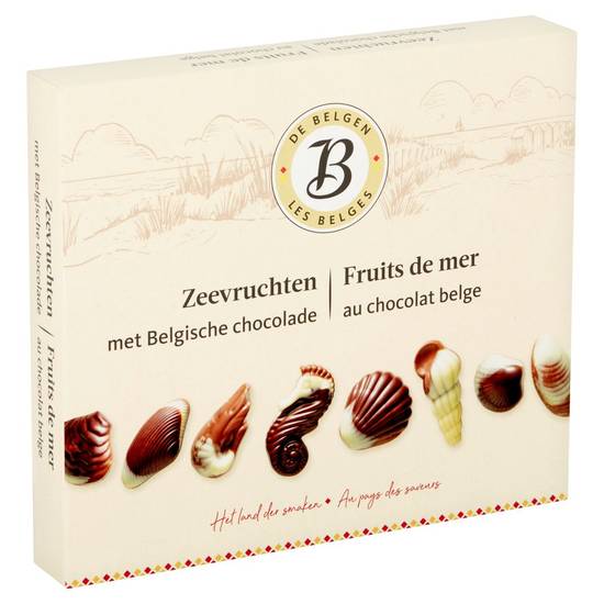 Les Belges Fruits de Mer au Chocolat Belge 250 g