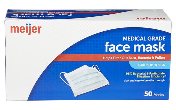 Meijer Medical Grade Face Mask (50 ct)