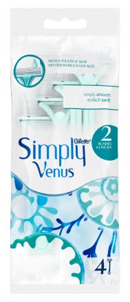 Gillette Women, Simply Venus Disposable Razors (4 pack)