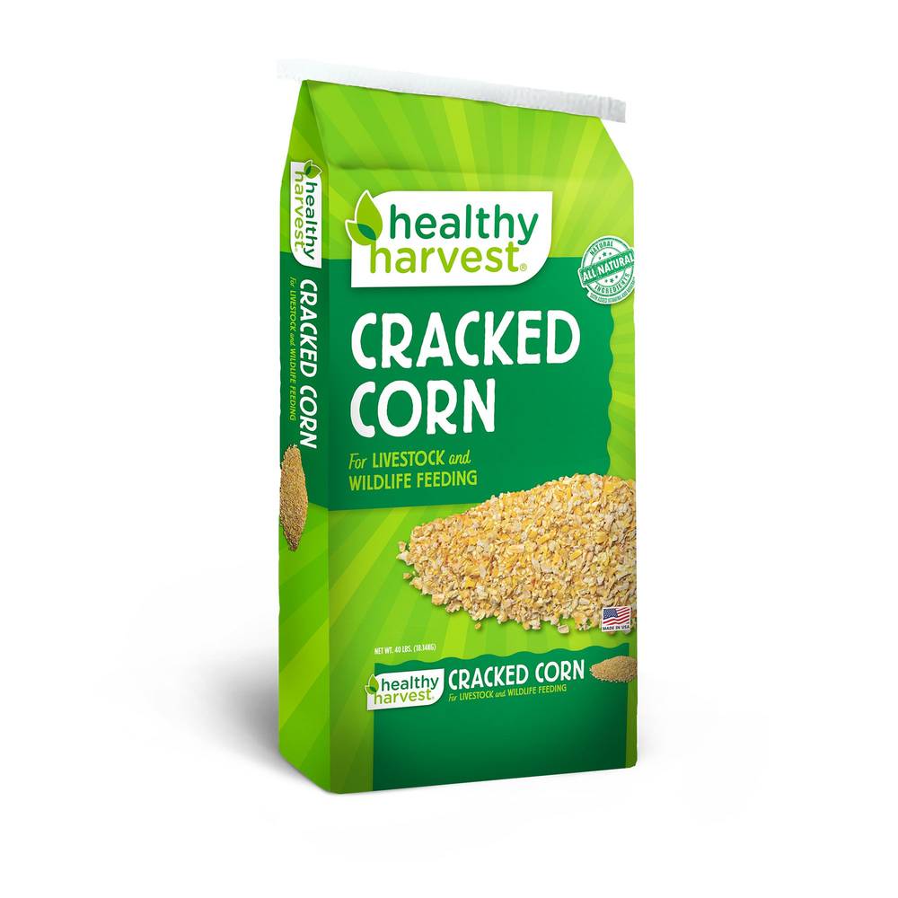 Healthy Harvest All Natural Cracked Corn For Live Stock and Wildlife Feeding