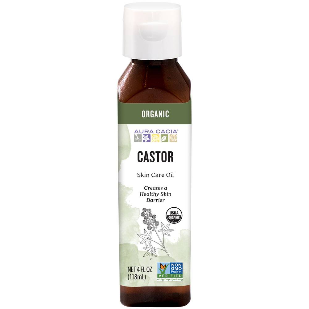 Aura Cacia Organic Castor Oil (4 fl oz)