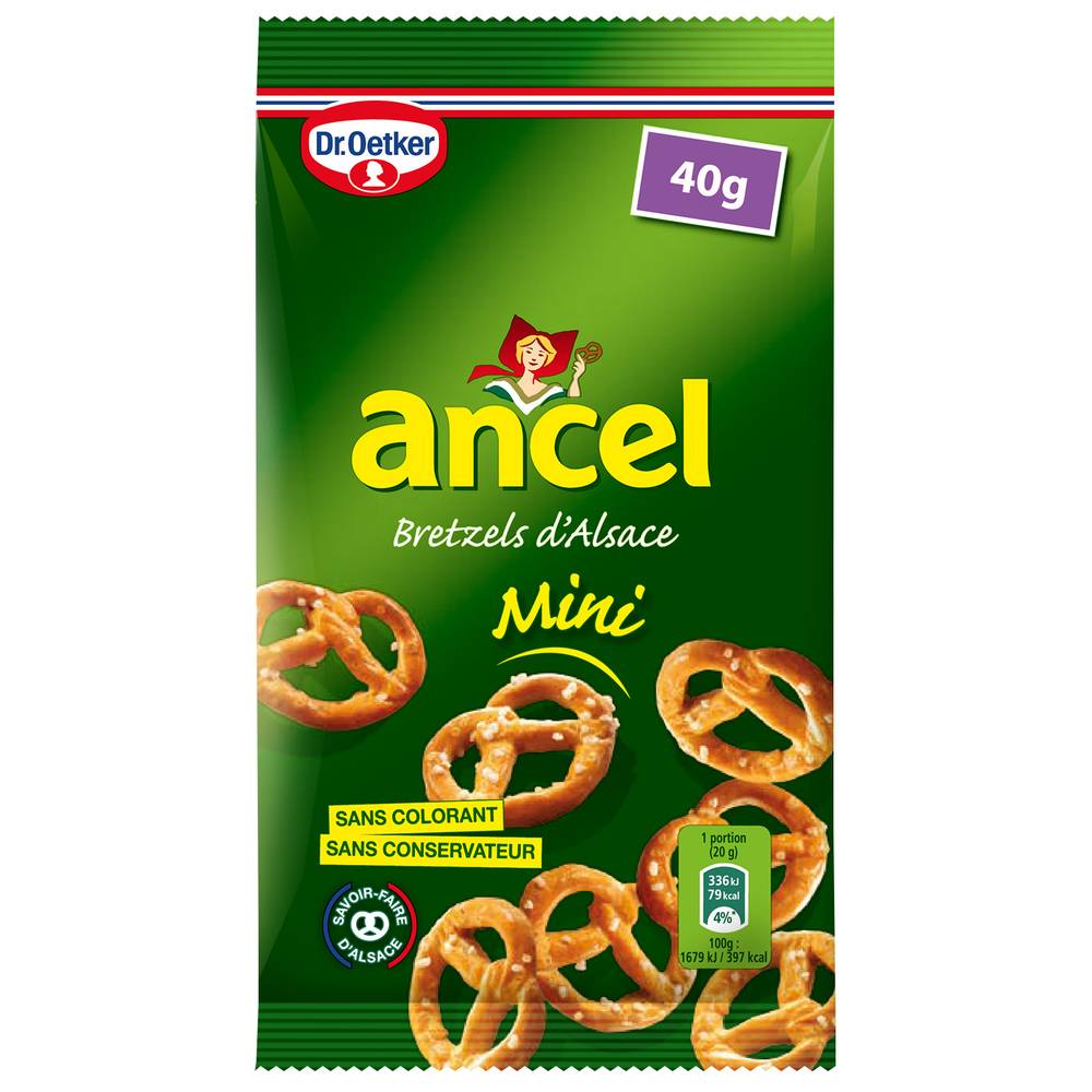 Dr. Oetker - Ancel biscuit apéritif bretzels d'alsace mini (40g)