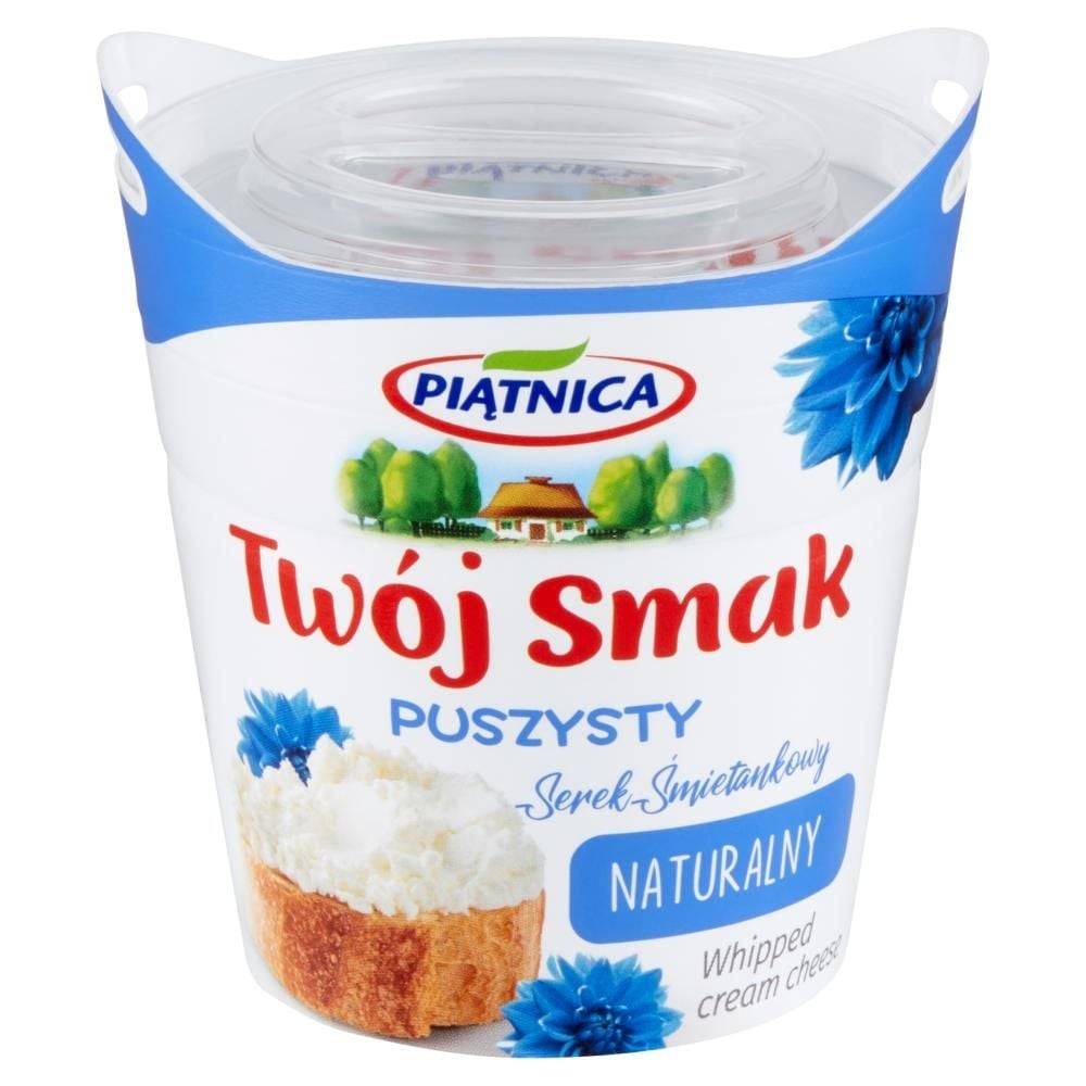 Piątnica Twój Smak Serek śmietankowy puszysty naturalny 150 g