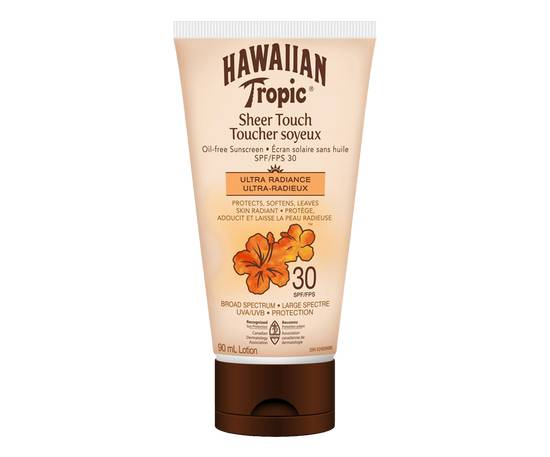 Hawaiian tropic sheer touch ultra radiance lotion écran solaire (90 ml, fps 30) - sheer touch sunscreen lotion spf 30 (90 ml)