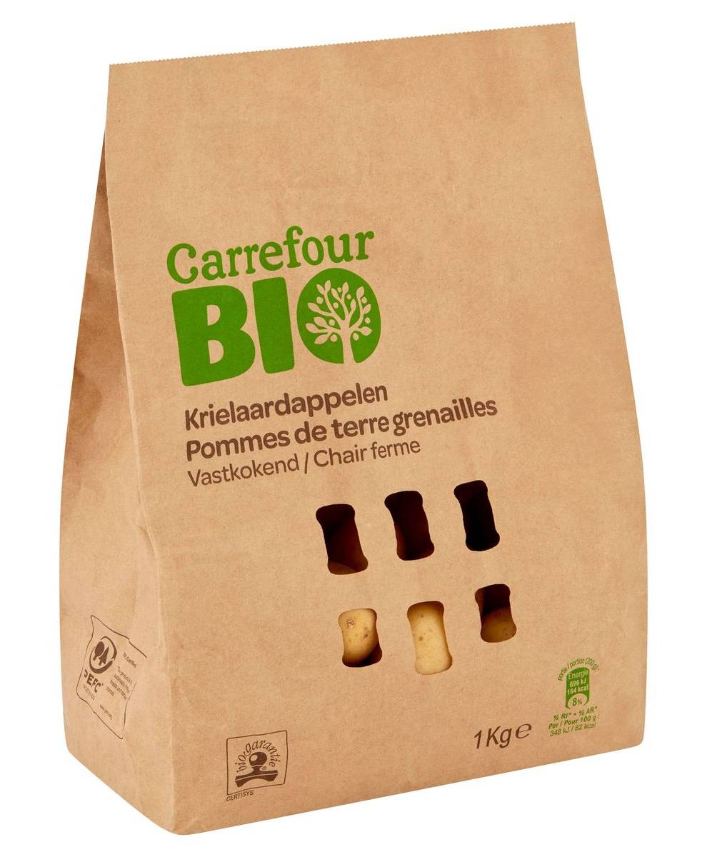 Carrefour Bio Pommes de Terre Grenailles Chair Ferme 1 kg