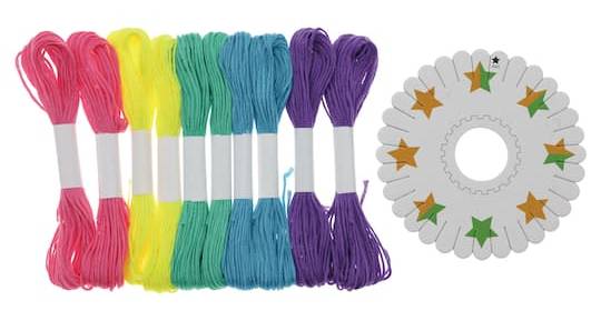 Neon Friendship Bracelet Kit By Creatology