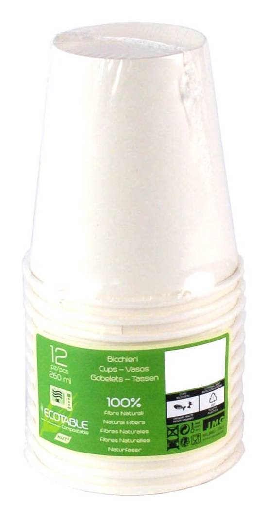 Nat3 Gobelets Carton 12 pièces 26 CL
