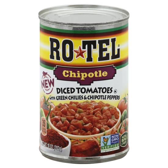 Ro-Tel Chipotle Diced Tomatoes With Green Chilies & Peppers
