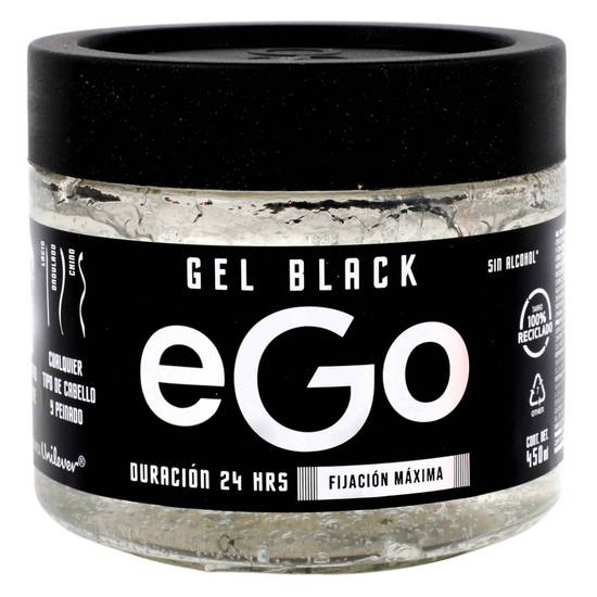 Ego gel fijador black (bote 500 ml)