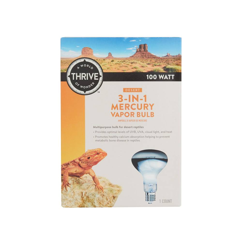 Thrive 3-in-1 Mercury Vapor Bulb (Size: 100W)