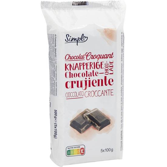 Simpl - Chocolat noir les tablettes (5 pièces)