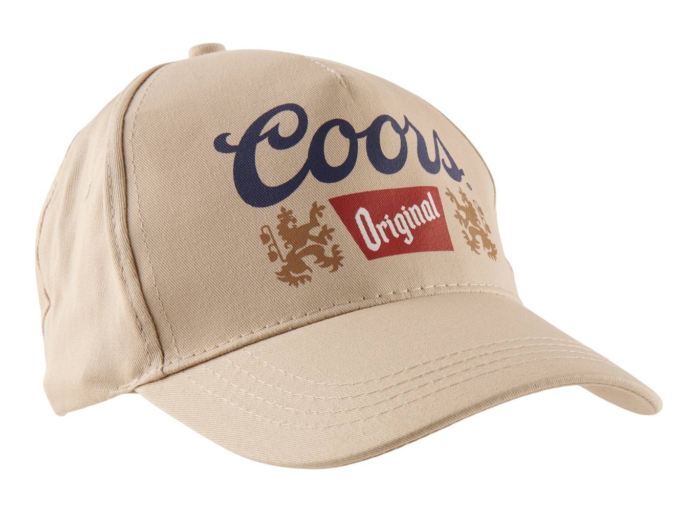 Casquette baseball sous licence pour hommes (Taille unique, Sable)