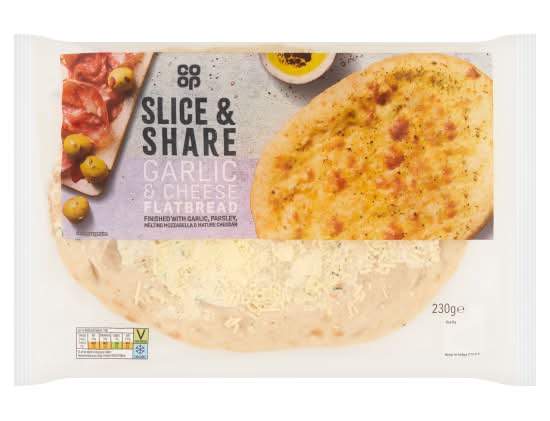 Co-op Garlic & Cheese Flatbread (230g)