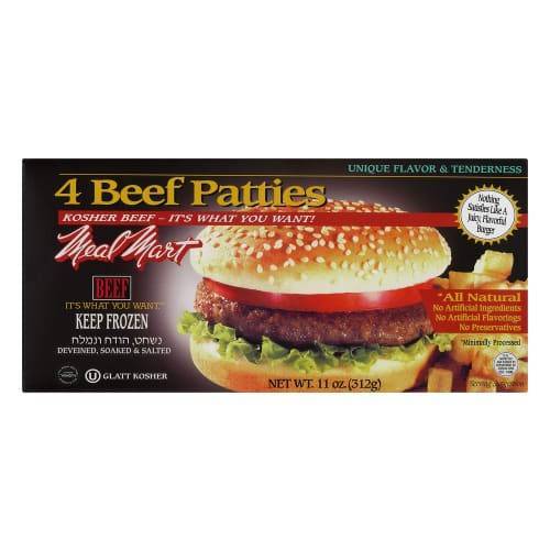 Meal Mart Beef Patties