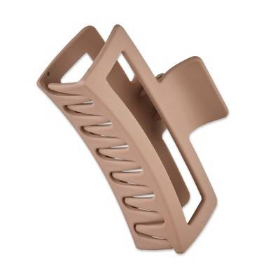 Scunci Hair Clip, Matte Beige