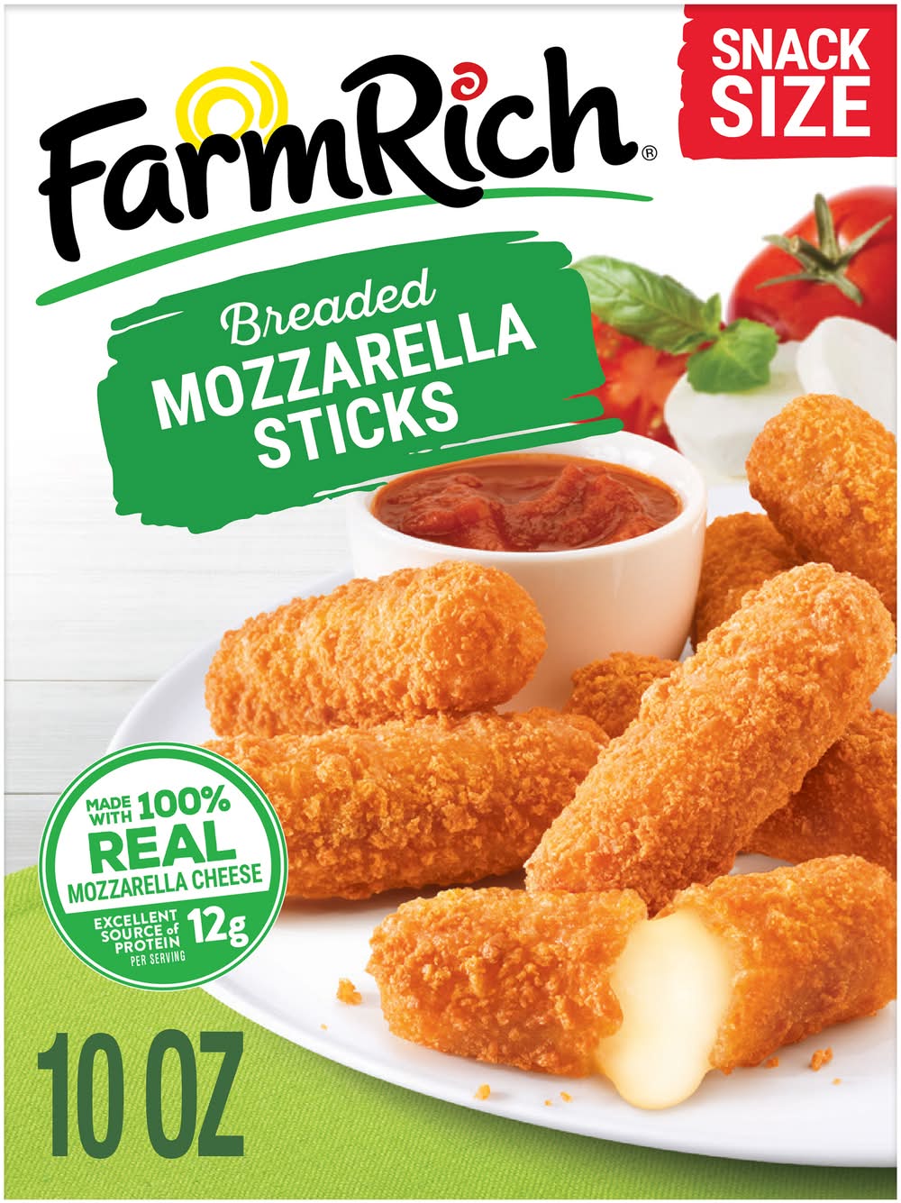 Farm Rich Snack Size Breaded Mozzarella Sticks (284 g)