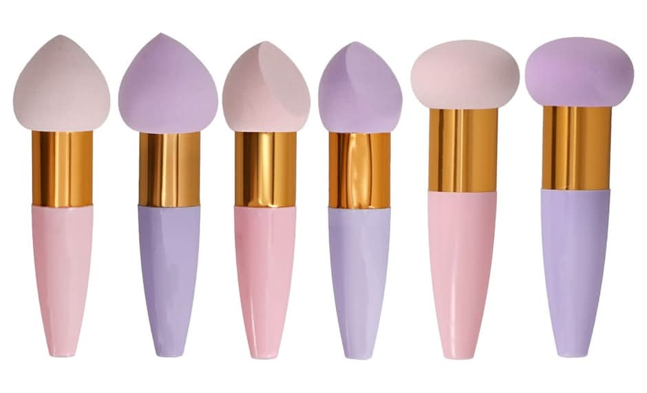 Makeup Sponge Blender With Handle, Assorted Designs, 1-ct.