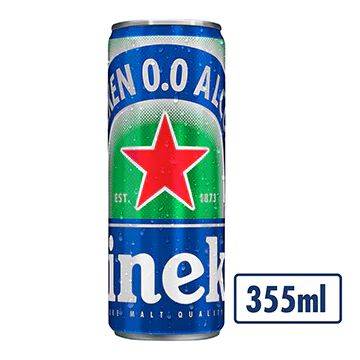 Heineken cerveza sin alcohol 0.0 (355 ml)