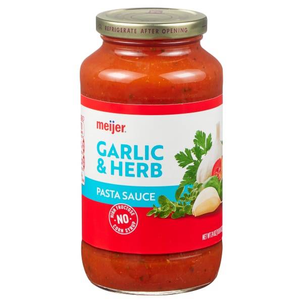Meijer Garlic Herb Pasta Sauce
