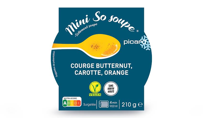 Mini so soupe courge butternut, carotte, orange