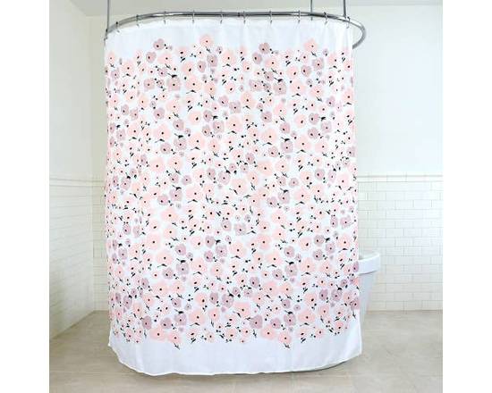 Rideau De Douche En Tissu « Lorca » (Color: blush) - Lorca Fabric Shower Curtain (1 unit)