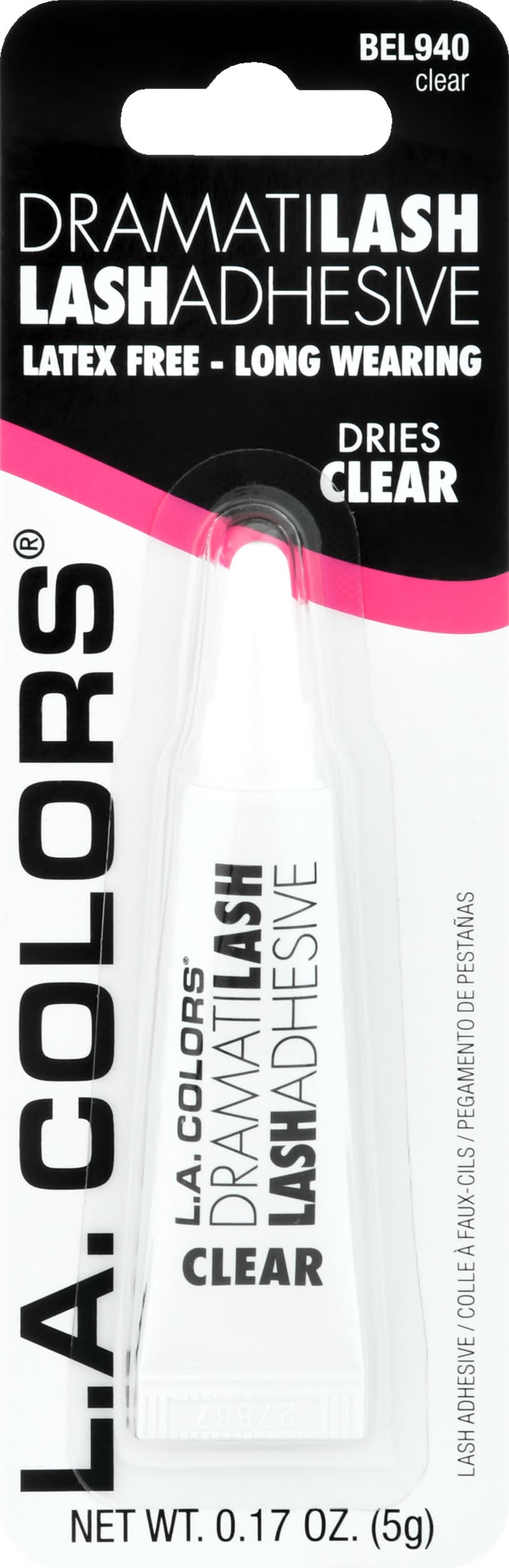 L.A. Colors Dramatilash Lash Adhesive Clear Bel940 (0.2 oz)