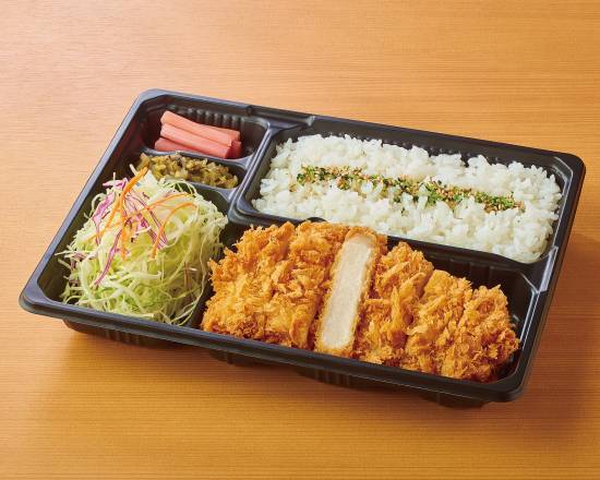 熟成 三元麦豚ロースかつ110g弁当 Pork Loin Cutlet (110g) Bento Box