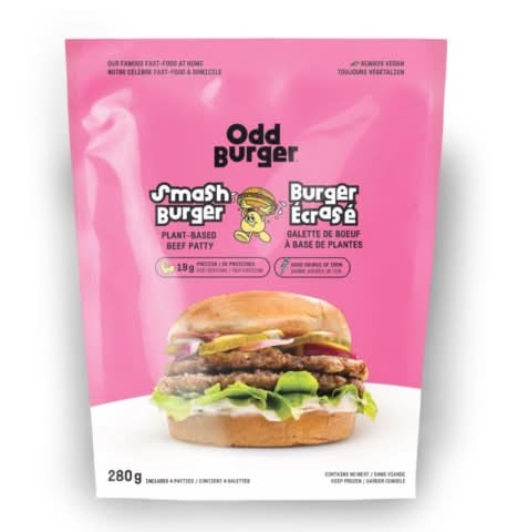 Odd Burger Plant-Based Beef Patty Smash Burger (280 g)