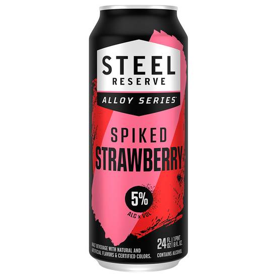 Steel Reserve Alloy Series Spiked Beer (24 fl oz) (strawberry)