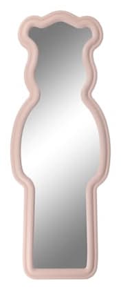 Pink Bear Floor Mirror 18in x 47in Pink