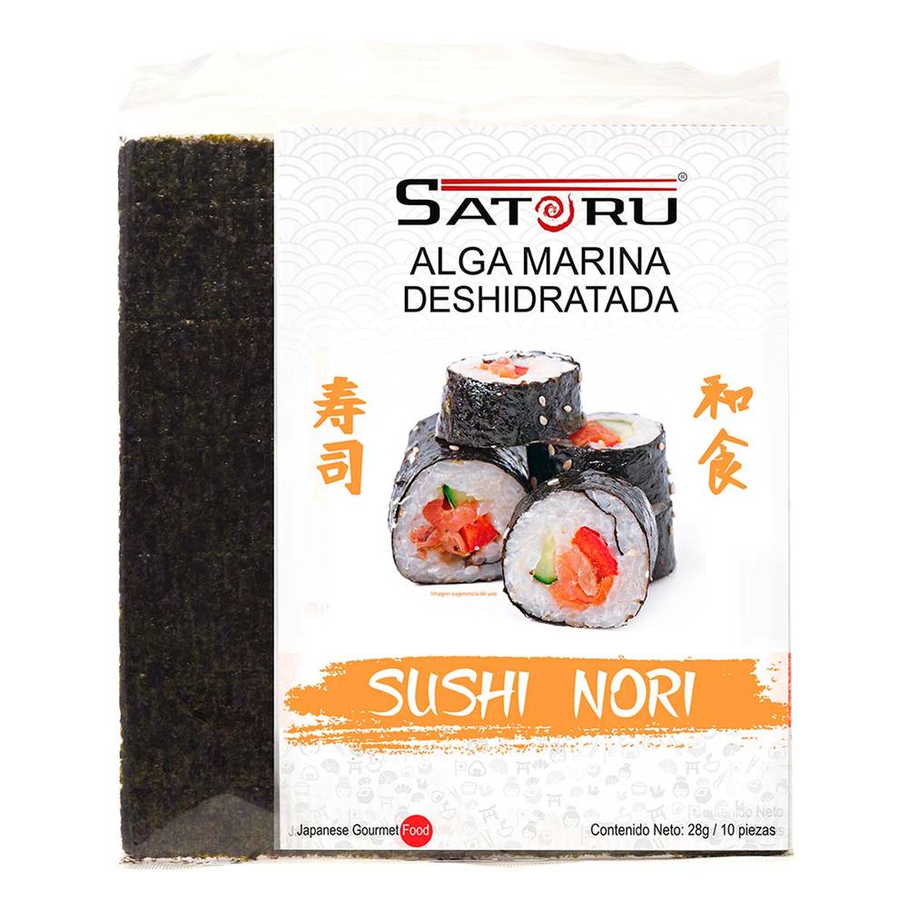 Satoru alga marina tostada nori sushi