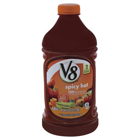 V8 Spicy Hot 100% Vegetable Juice (64 fl oz)