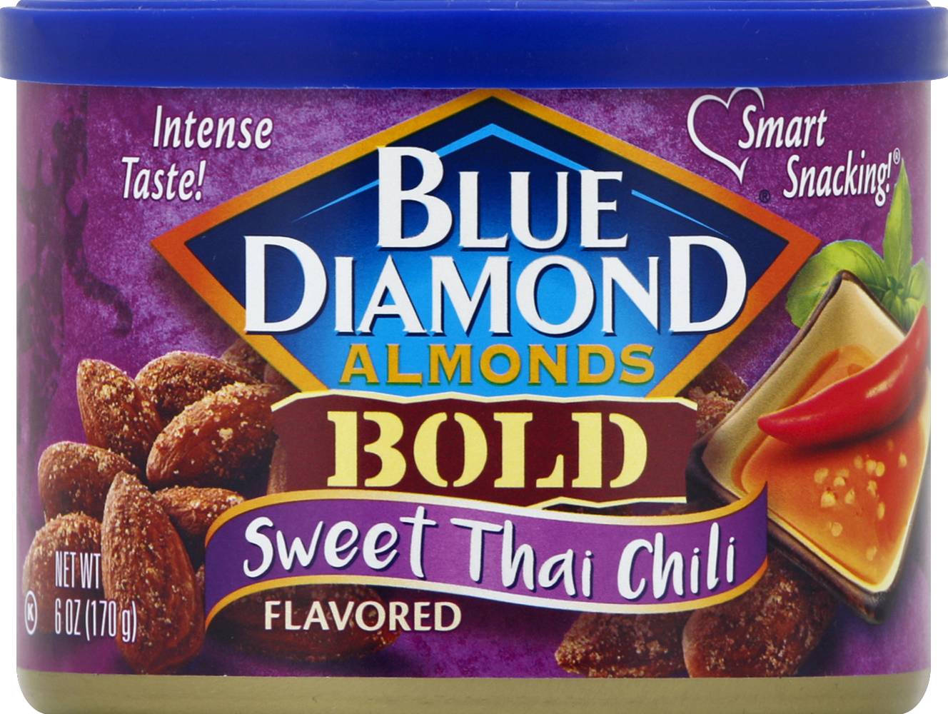 Blue Diamond Bold Sweet Thai Chili Flavored Almonds Snack Nuts (6 oz)